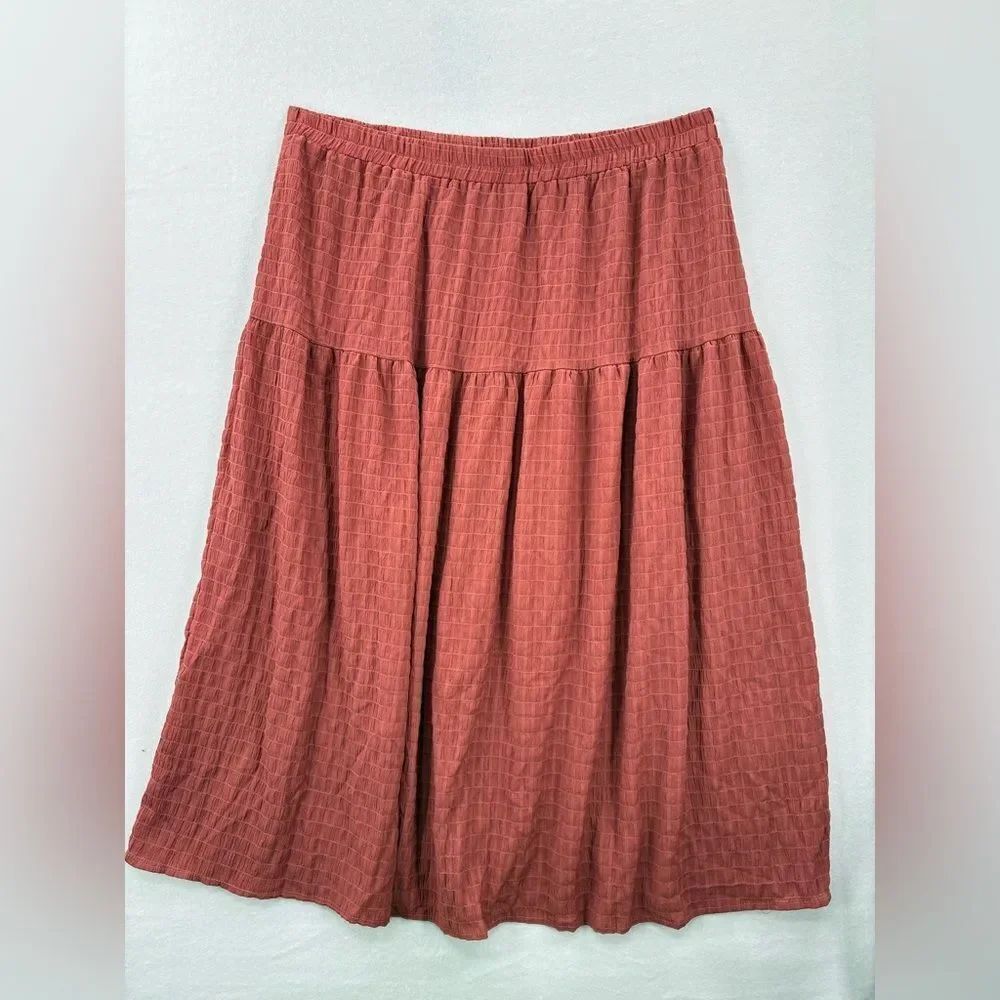 3For$20 SHEIN Elegant Rust Skirt size 4X